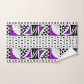 Zuidwest-zonsopgang in de Paarse dodenset Bad Handdoek (Handdoek)