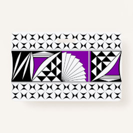 Zuidwest-zonsopgang in het Paars Badge