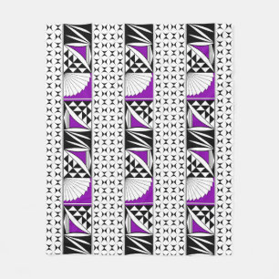 Zuidwest-zonsopgang in het Paars Fleece Deken