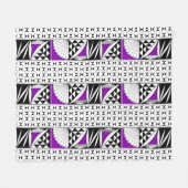 Zuidwest-zonsopgang in het Paars Fleece Deken (Voorkant (Horizontaal))