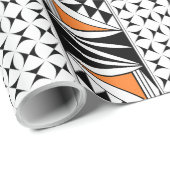 Zuidwest-zonsopgang in Oranje Gift Wrap Cadeaupapier (Rol Hoek)