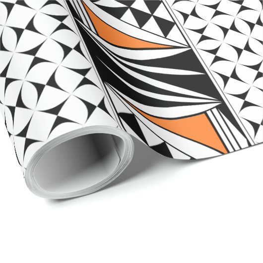 Zuidwest-zonsopgang in Oranje Gift Wrap Cadeaupapier (Rol Hoek)