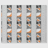 Zuidwest-zonsopgang in Oranje Gift Wrap Cadeaupapier (Vlak)