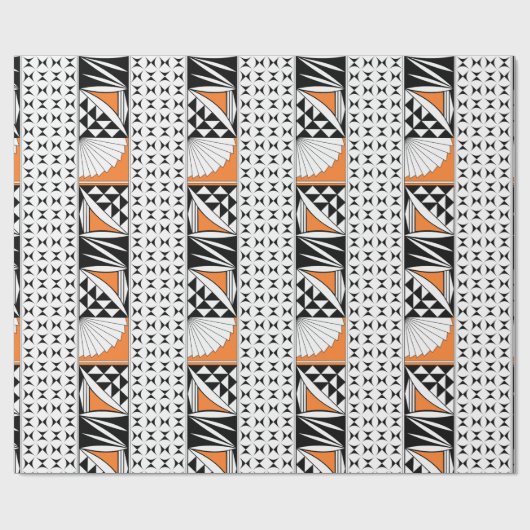 Zuidwest-zonsopgang in Oranje Gift Wrap Cadeaupapier (Vlak)