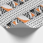 Zuidwest-zonsopgang in Oranje Gift Wrap Cadeaupapier (Hoek)