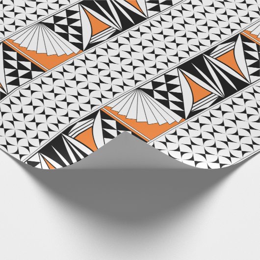 Zuidwest-zonsopgang in Oranje Gift Wrap Cadeaupapier (Hoek)