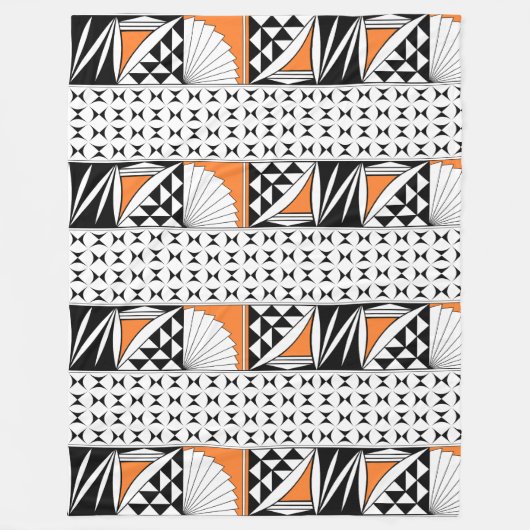 Zuidwest-zonsopgang in Oranje vlooienwand Fleece Deken (Voorkant)