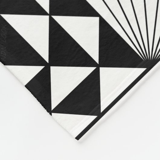 Zuidwest-zonsopgang in Oranje vlooienwand Fleece Deken (Hoek)