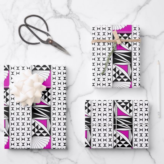 Zuidwest-zonsopgang in roze inpakpapier vel (Voorkant)