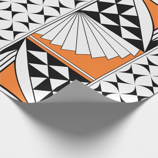 Zuidwest-zonsopgang in Sinaasappel Cadeaupapier (Hoek)