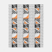 Zuidwest-zonsopgang in Sinaasappel Fleece Deken (Voorkant)