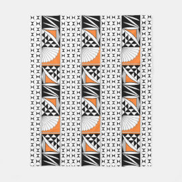 Zuidwest-zonsopgang in Sinaasappel Fleece Deken