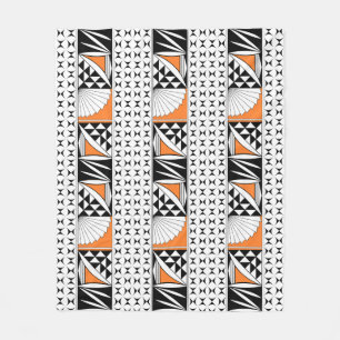 Zuidwest-zonsopgang in Sinaasappel Fleece Deken