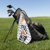 Zuidwest-zonsopgang in Sinaasappel Golfhanddoek (Groen)