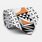 Zuidwest-zonsopgang in Sinaasappel Stropdas (Opgerold)