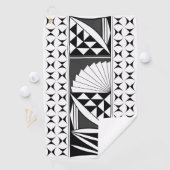 Zuidwest-zonsopgang in steenkool golfhanddoek (Insitu)