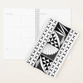 Zuidwest-zonsopgang in steenkool planner