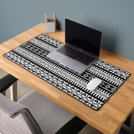 Zuidwest zwart-wit geometrisch patroon bureaumat