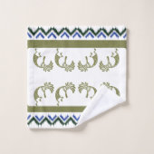 Zuidwestelijk Arizona Kokopelli Handdoeken (Wasdoekje)