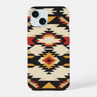 zuidwestelijk geometrisch wandtapijt iPhone 15 case