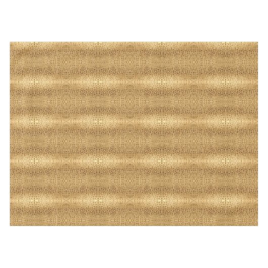 zuidwestelijk goudbruin alligatorleer tafelkleed (Voorkant (Horizontaal))