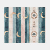Zuidwestelijk Hemels Patroon - Woestijnstijl Fleece Deken (Voorkant (Horizontaal))