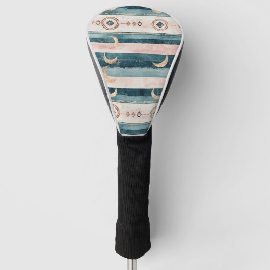 Zuidwestelijk Hemels Patroon - Woestijnstijl Golfheadcover (Voorkant)