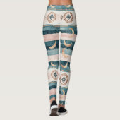 Zuidwestelijk Hemels Patroon - Woestijnstijl Leggings (Achterkant)