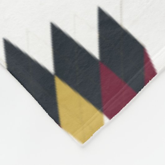 Zuidwestelijk inheems kunstpatroon fleece deken (Hoek)