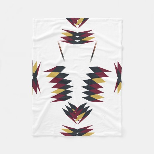 Zuidwestelijk inheems kunstpatroon fleece deken (Voorkant)