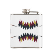 Zuidwestelijk inheems kunstpatroon heupfles (Achterkant)