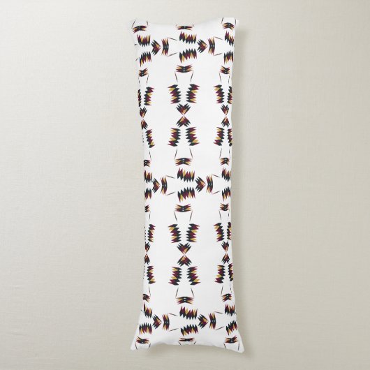 Zuidwestelijk inheems kunstpatroon lichaamskussen (Voorkant Verticaal)