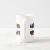 Zuidwestelijk inheems kunstpatroon porselein kop (Achterkant)