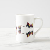 Zuidwestelijk inheems kunstpatroon porselein kop (Rechts)