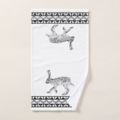 Zuidwestelijk jasje en Geometrische bergen Bad Handdoek (Handdoek)