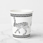 Zuidwestelijk jasje en Geometrische bergen Papieren Bekers (Links)