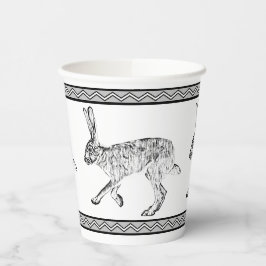 Zuidwestelijk jasje en Geometrische bergen Papieren Bekers