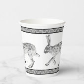 Zuidwestelijk jasje en Geometrische bergen Papieren Bekers (Rechts)