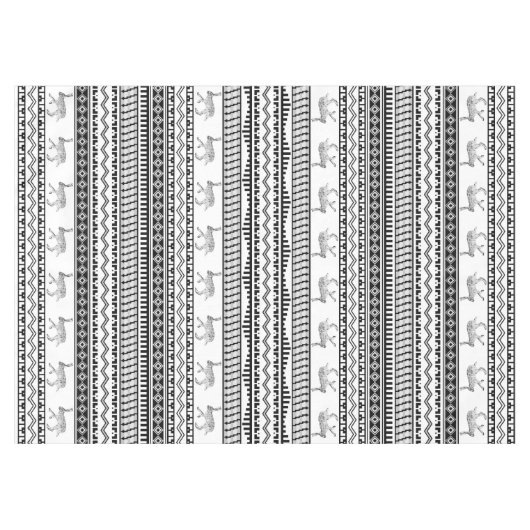 Zuidwestelijk jasje en geometrische patronen tafelkleed (Voorkant (Horizontaal))