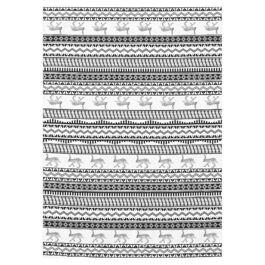 Zuidwestelijk jasje en geometrische patronen tafelkleed (Voorkant)