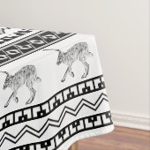 Zuidwestelijk jasje en geometrische patronen tafelkleed (Voorbeeld)