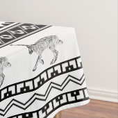Zuidwestelijk jasje en geometrische patronen tafelkleed (Voorbeeld)