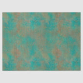 Zuidwestelijk Koper Blauwgroen Abstract Patroon Tissuepapier (Voorkant)