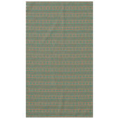Zuidwestelijk Koper Blauwgroen Geometrisch Patroon Tafelkleed (Voorkant)