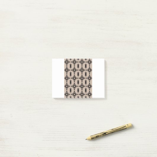 Zuidwestelijk patroon 5 post-it® notes (Op bureau)