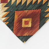 zuidwestelijk patroon fleece deken (Hoek)