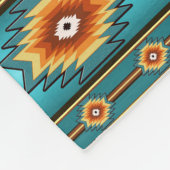 zuidwestelijk patroon fleece deken (Hoek)