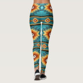 zuidwestelijk patroon leggings (Achterkant)