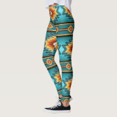 zuidwestelijk patroon leggings (Links)
