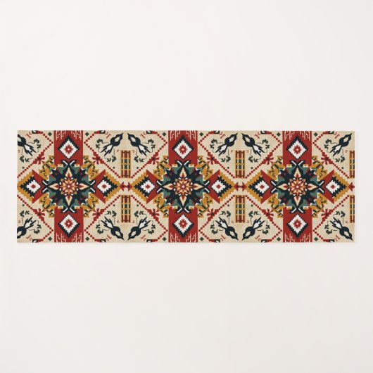 zuidwestelijk patroon-ontwerp yogamat (Voorkant (horizontaal))